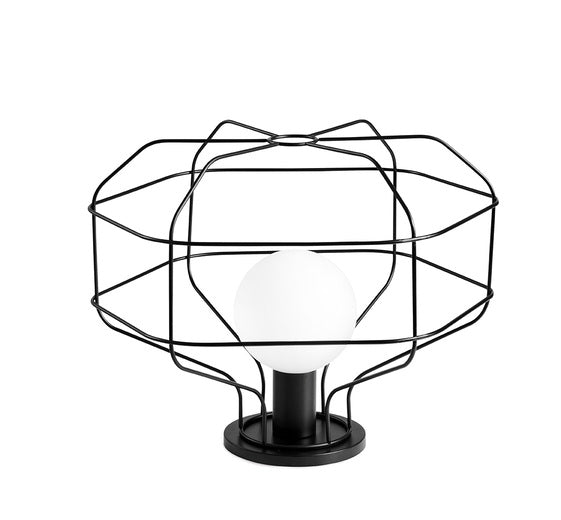 Wire - Lampada da tavolo gabbia