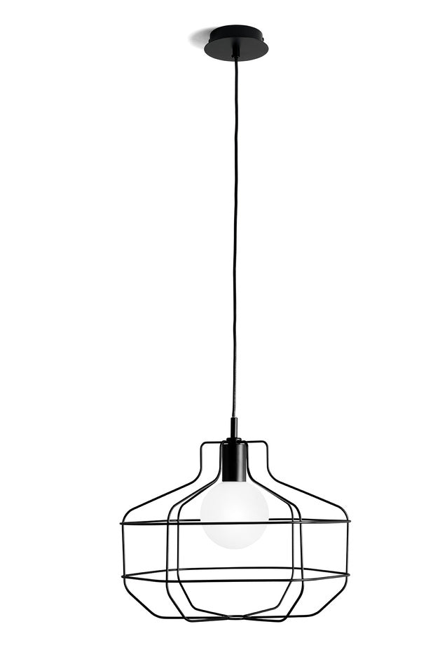 Wire - Lampada sospensione gabbia