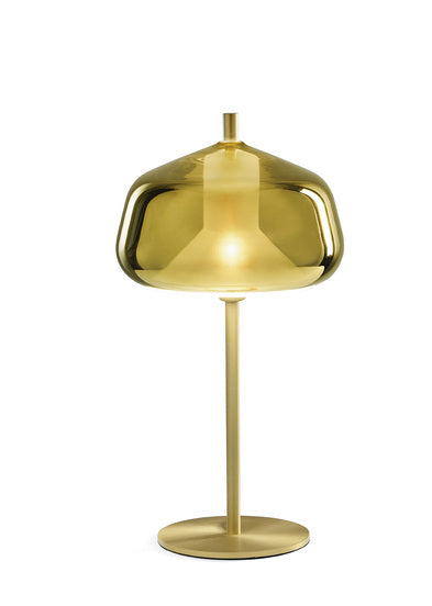 X Ray - Lampada da tavolo vetro basso oro