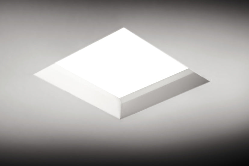 Filiatra' quadrato con vetro gx53 bianco